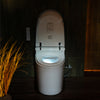WOODBRIDGE Smart Bidet Toilet with Auto Open/Close, Foot Sensor, Automatic Flush, Foam Shield, Heated Seat, and ADA-Compliant Chair Height Design - Model, EBT350