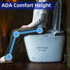 WOODBRIDGE Smart Bidet Toilet with Auto Open/Close, Foot Sensor, Automatic Flush, Foam Shield, Heated Seat, and ADA-Compliant Chair Height Design - Model, EBT350