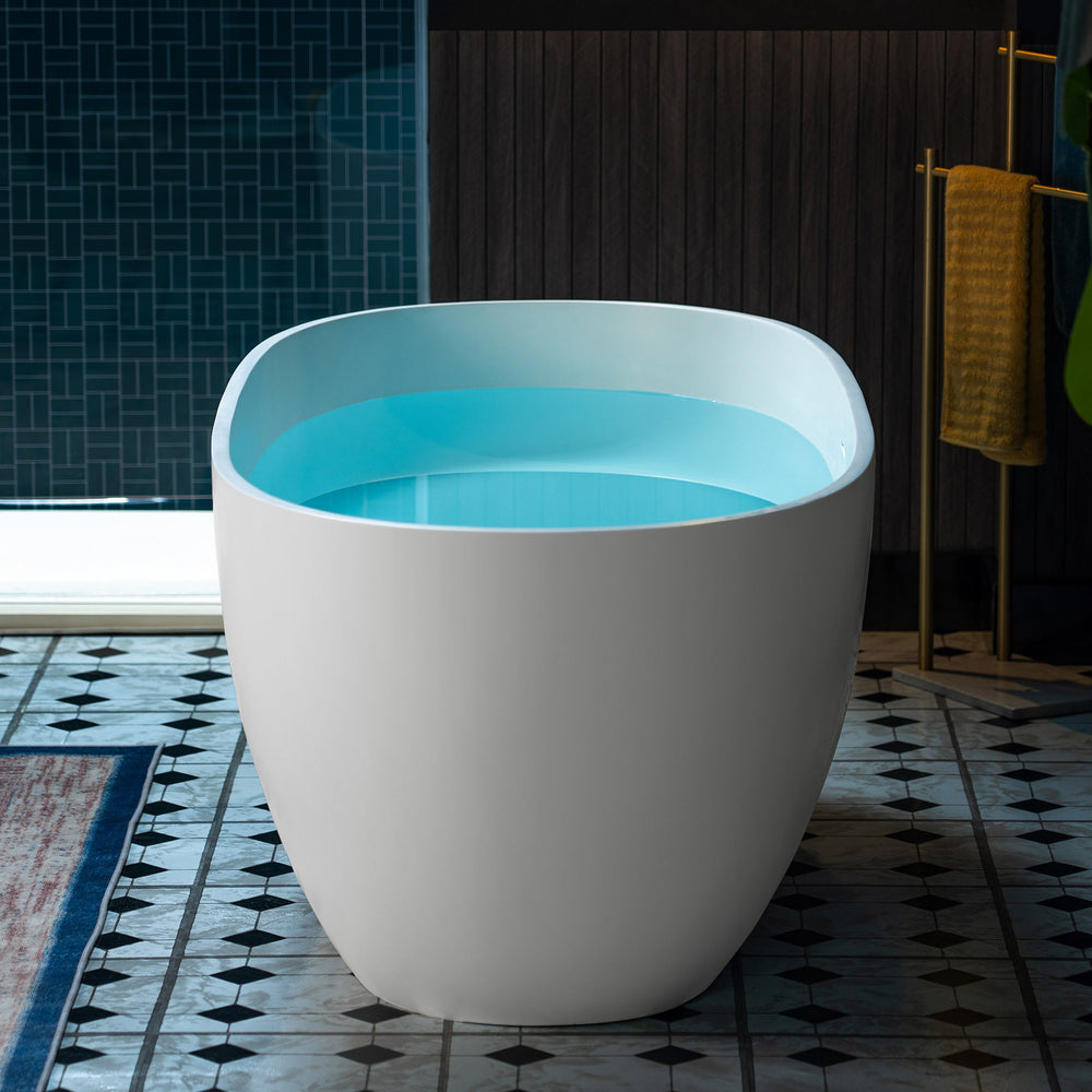 WOODBRIDGE MST0801 Freestanding Bathtub 63" Matte White New