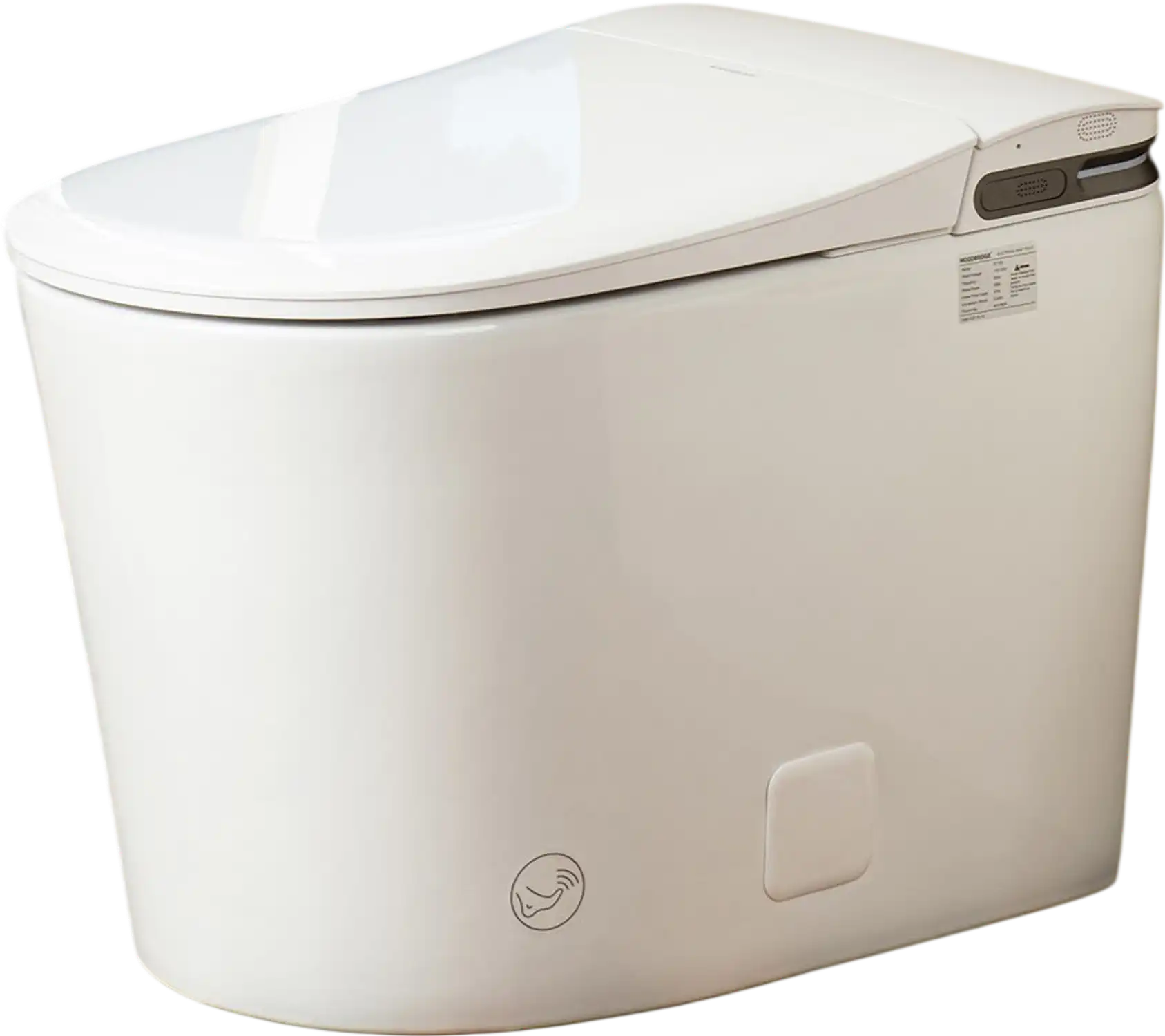 WOODBRIDGE GT100 Smart Toilet 1.06 GPF Auto Open Close Foot Sensor Heated Seat Fragrance System New
