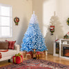 2025 New Artificial Christmas Tree with 456 Branch Tips and Folding Metal Stand-8FT - Gallery View 1 of 12