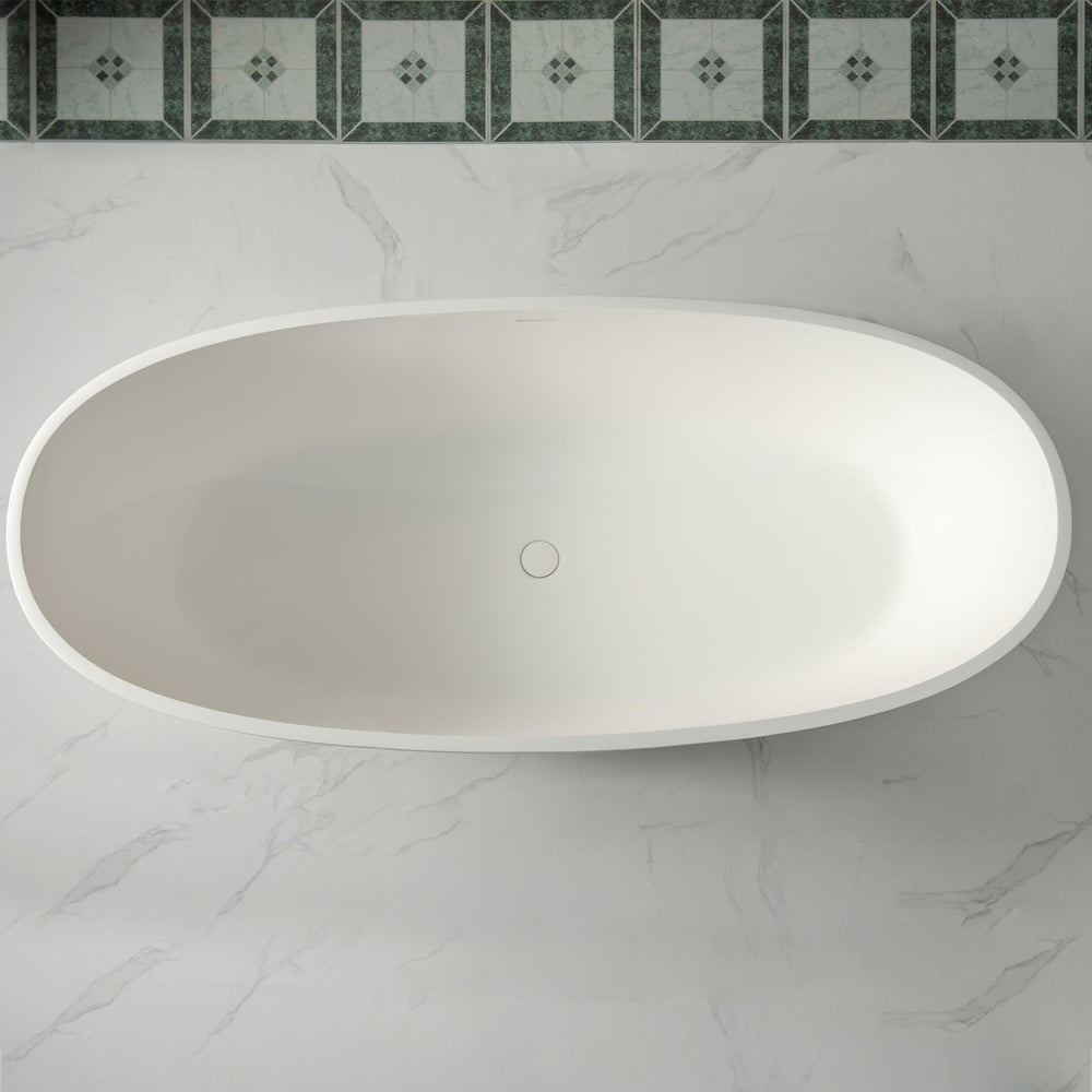 WOODBRIDGE MST0805 Freestanding Bathtub 71" Matte White New