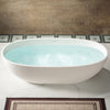 WOODBRIDGE MST0805 Freestanding Bathtub 71" Matte White New