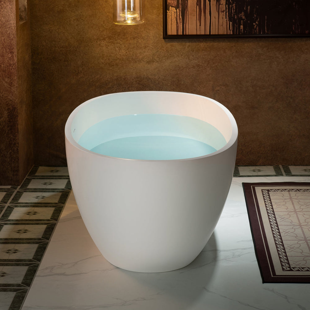 WOODBRIDGE MST0805 Freestanding Bathtub 71" Matte White New