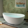 WOODBRIDGE MST0807 Freestanding Bathtub 63" L x 35-3/8" W x 23-5/8" H Matte White New