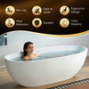 WOODBRIDGE MST0805 Freestanding Bathtub 71" Matte White New