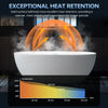 WOODBRIDGE MST0801 Freestanding Bathtub 63" Matte White New