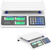 66lb Price Computing Scale Commercial Food Scale with Dual LCD Displays