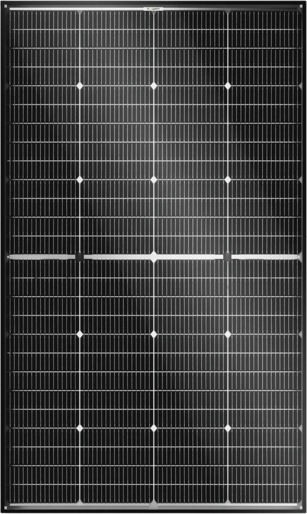 BougeRV ISE237 Bifacial Solar Panel 200W 12V or 24V with 16BB N-Type Cells New