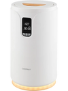 20L hot towel warmer bucket in white with LCD display, holding towels, ideal for spa-like warmth and convenience.