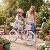 20 Inch Kids Bike Adjustable with Basket and Streamers Pink - Princess of the Sea Theme - Gallery View 1 of 10