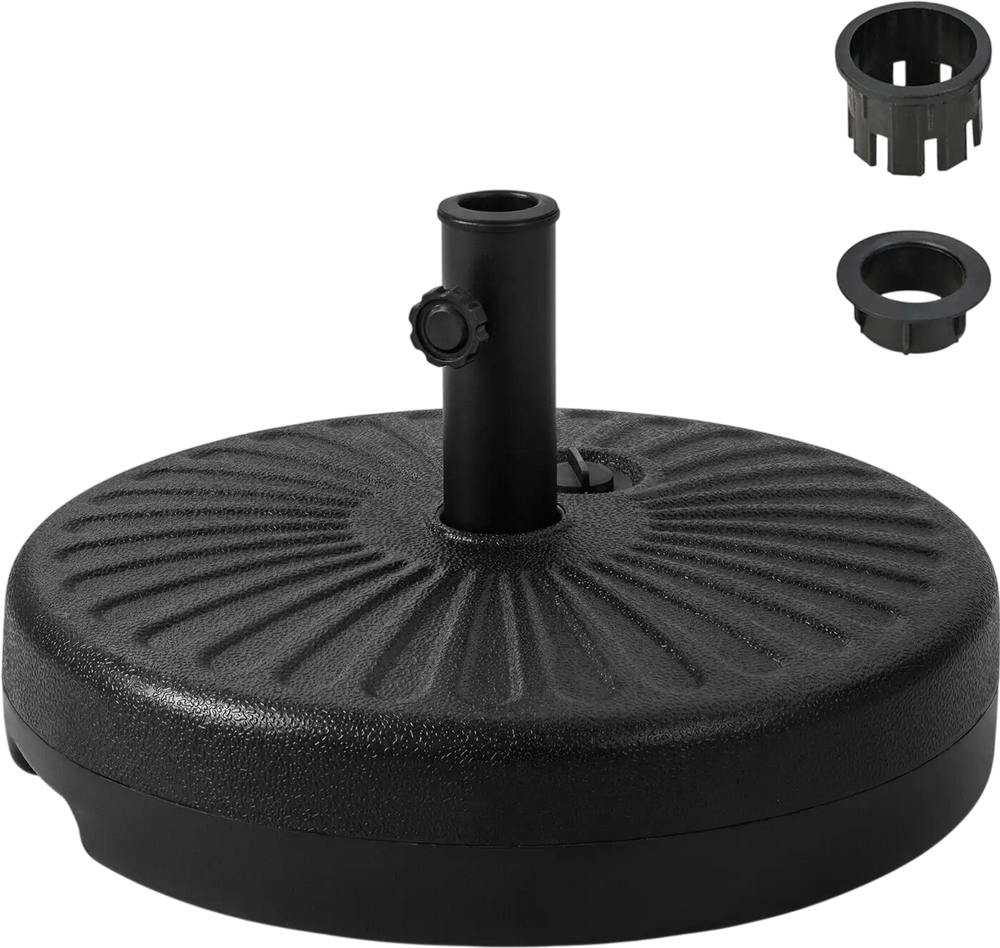 20 Inch Fillable Heavy-Duty Round Umbrella Base Stand