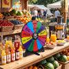 20 Inches 14 Slots Spin Wheel with Blackboard Marker for Prizes-Multicolor - Gallery View 1 of 10