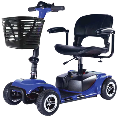 Zip'r Roo 4 Wheel Travel Mobility Scooter Blue Open Box