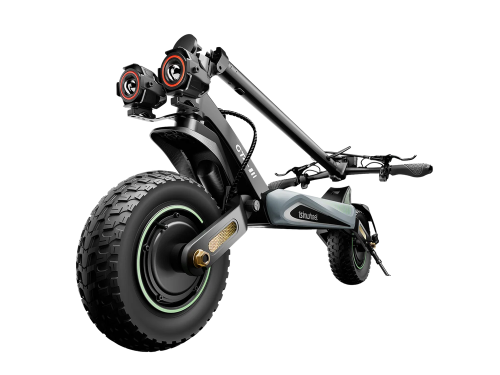 Isinwheel GT4 Electric Scooter 50 Mile Range 45 MPH 1200W Dual Motor New