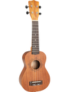 21 Inch Soprano Mahogany Wooden Ukelele Set with Adjustable Strap