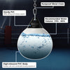 21-inch water punching bag with adjustable metal chain, featuring a high-rebound PVC body for a realistic boxing.