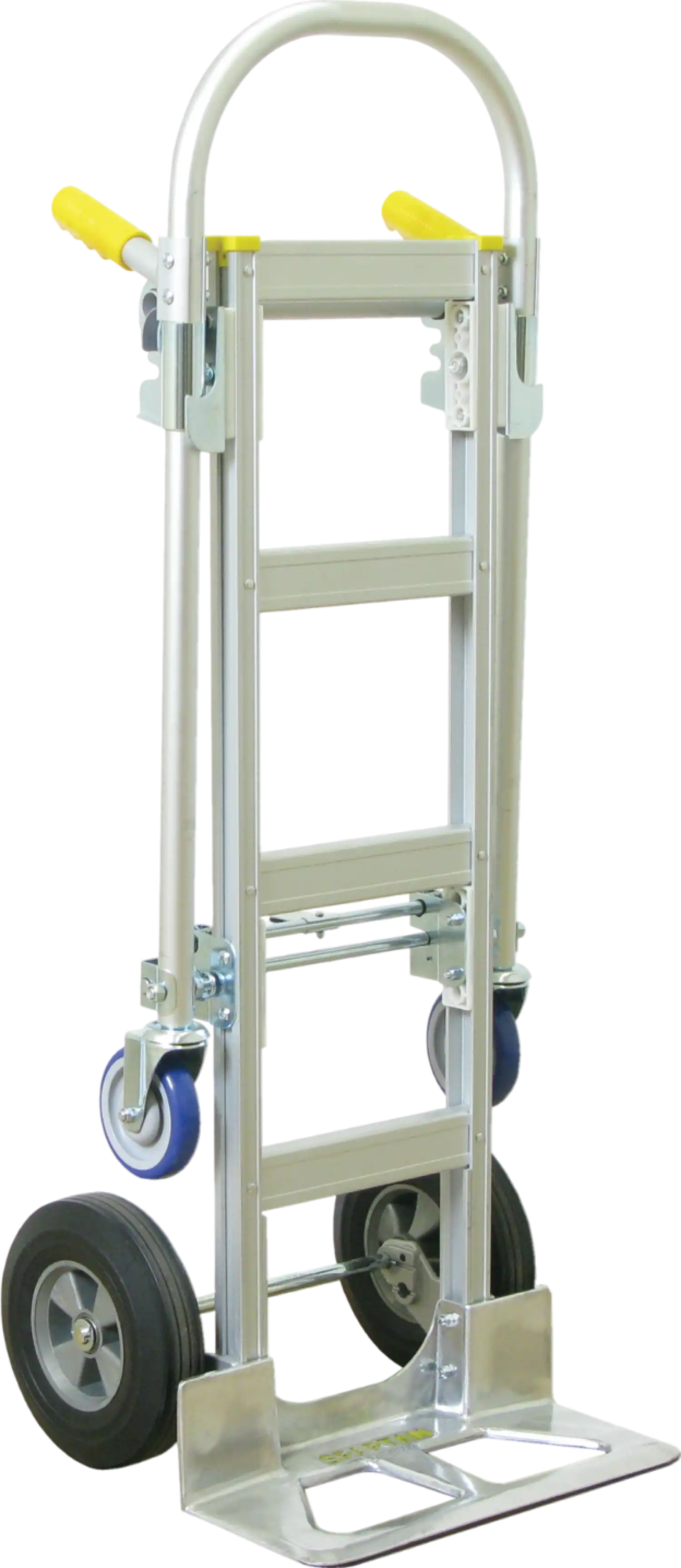 Wesco 219998 Spartan Jr Aluminum Hand Truck 2-in-1 Convertible with Rubber Wheels New