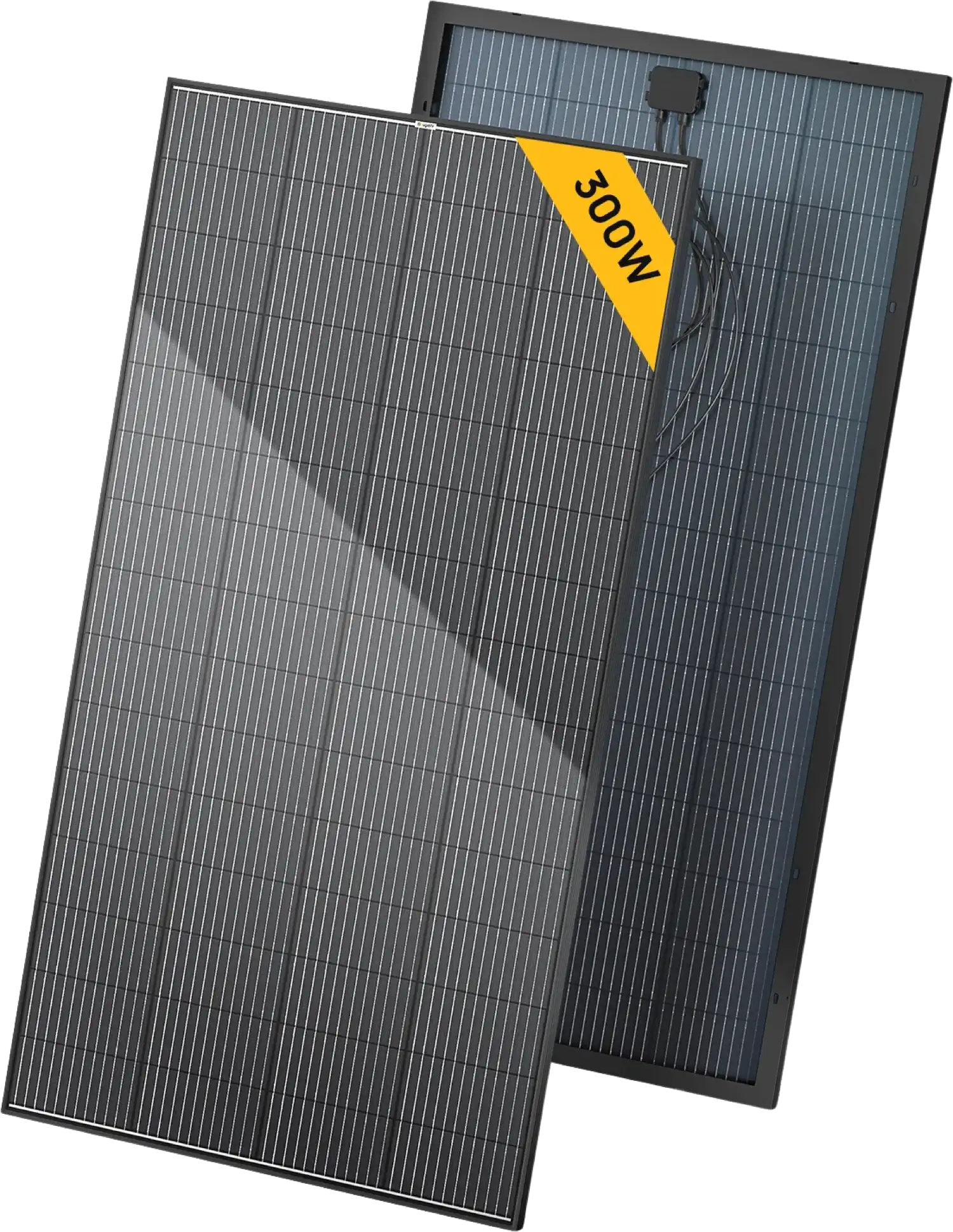 BougeRV ISE239 Bifacial Mono Solar Panel Rigid 300W with 12BB Cell Design New