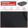 Close-up of the textured HDPE material of the 225 lbs cantilever patio umbrella base, designed for durability and.