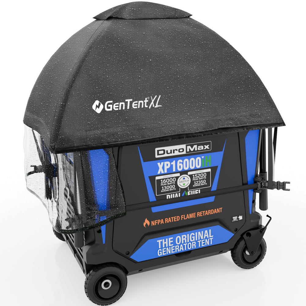 GenTent XL Inverter Kit for Fully Encased Generators Weatherproof Running Tent Cover New