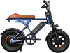 Run Mini Vintage Moped Ebike - Blue