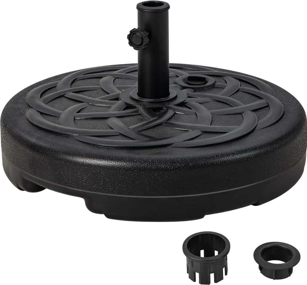 22 Inch Fillable Heavy-Duty Round Patio Umbrella Base Stand