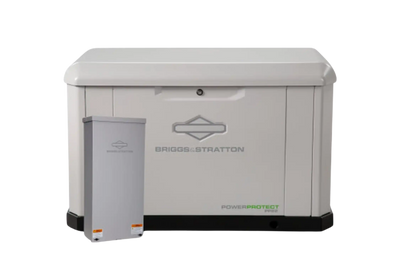 Briggs & Stratton 040782 Power Protect 22kW Standby Generator LP/NG with Dual 200 Amp Automatic Transfer Switch and Symphony Power Management New