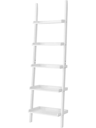 Costway 5-Tier Ladder Bookshelf Open Shelves Living Room Home Office 07319285 New