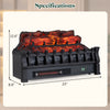 23" WiFi fireplace insert with customizable flame effects and powerful 1500W heating for cozy living rooms.