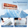 Mini split air conditioner with self-cleaning feature, removable filters, and WiFi control for efficient cooling and.