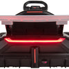 Rear view of the 24V Audi kids go kart showing red LED taillights and adjustable features for varied ages.