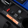 Control panel of the 24V Kids Ride on Dump Truck featuring speed settings and realistic truck controls for interactive.