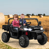 24V Ride On Kids Car with Dump Bed and Remote Control-Black - Gallery View 1 of 9