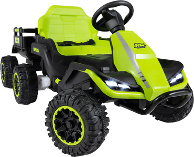 Costway 24V Kids Ride-On Tractor w/ Detachable Trailer & Music 85037720 New