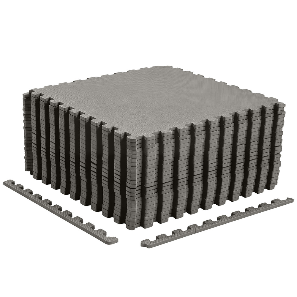 24 Pack Non-Slip Protective Interlocking EVA Foam Floor Tiles-Grey - Gallery View 1 of 1