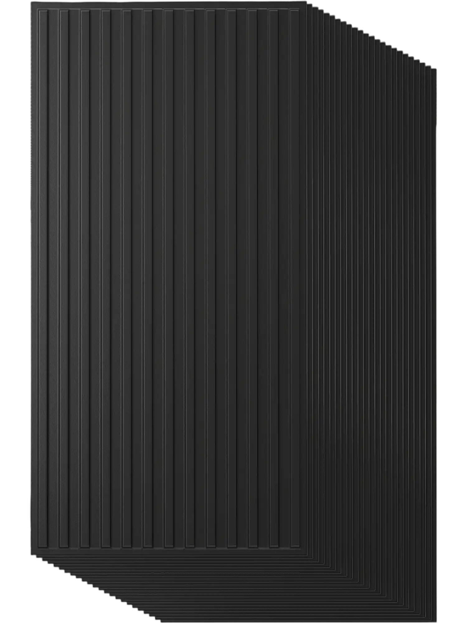 Costway 24-Pack PVC 3D Slat Wall Panels Interior Wall Decor Living Room TV Background 47201561 New