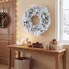 24" Pre-Lit Christmas Wreath with 35 Warm White and Multicolored LED Lights Set of 1 - Gallery View 1 of 8