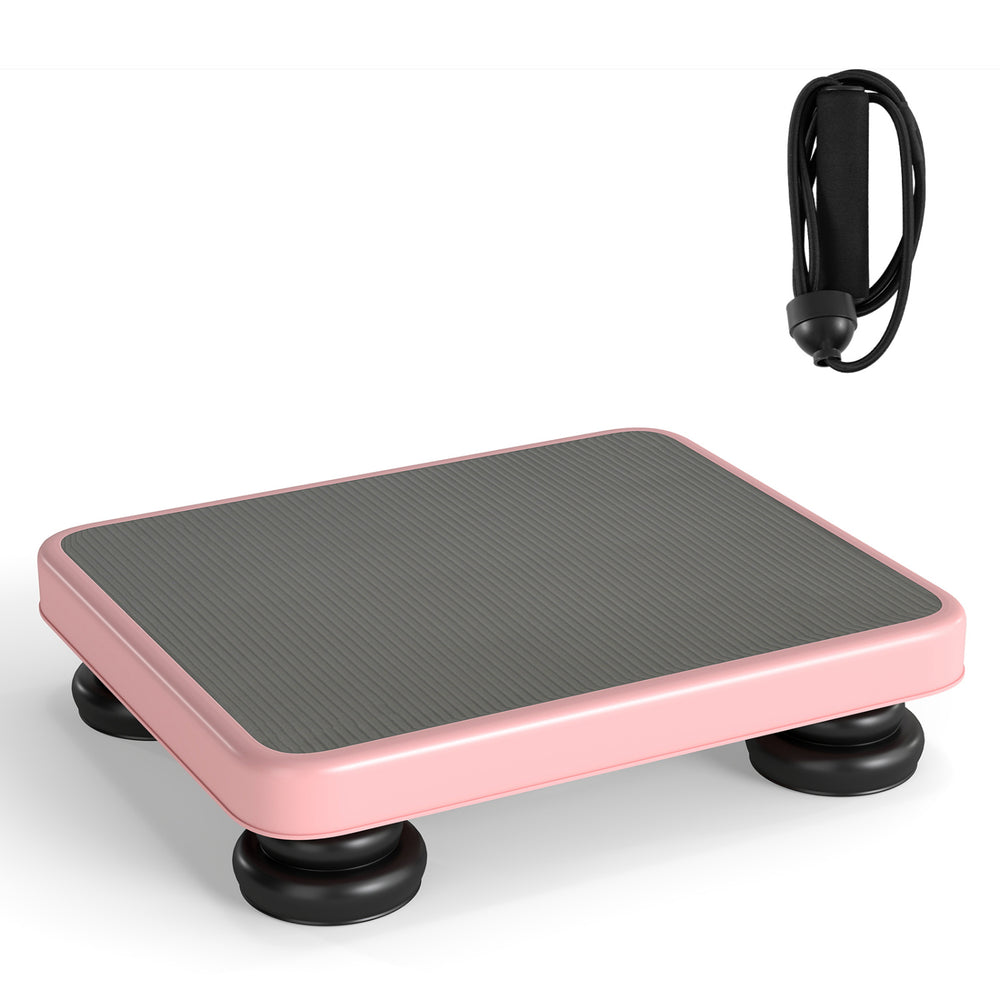 24x20" Kids Rebounder Bouncing Board with Elastic Rope for Ages 3+-Pink - Gallery View 1 of 2