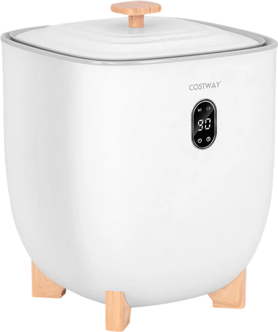 Costway 25L Towel Warmer Bucket 2 Temp Settings Auto Shut Off White 65948231 New