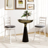 25"/30.5" Swivel Barstools Set of 2, 360° Rotating Bar/Counter Height Chairs with Upholstered Seat-25 Inch - Gallery View 1 of 8