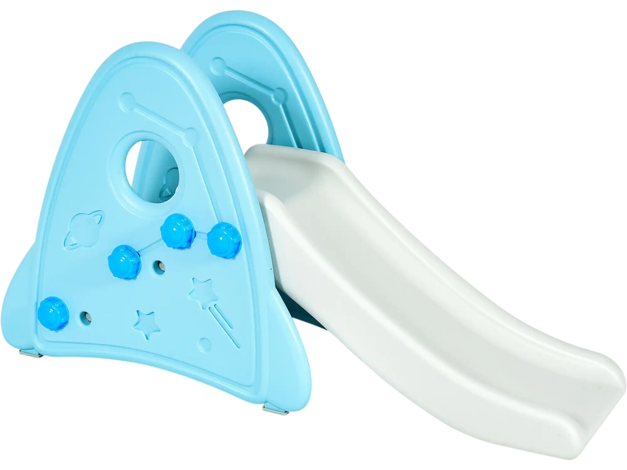 Costway Freestanding Indoor Baby Climber Slide Set 09276854 New