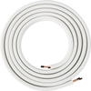 25 Feet Mini Split Line Set with 1/4 Inch and 3/8 Inch O.D. Copper Pipes Tubing