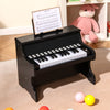 25 Keys Kids Piano Keyboard with Adjustable Speed and Teaching Mode-Black - Gallery View 1 of 10