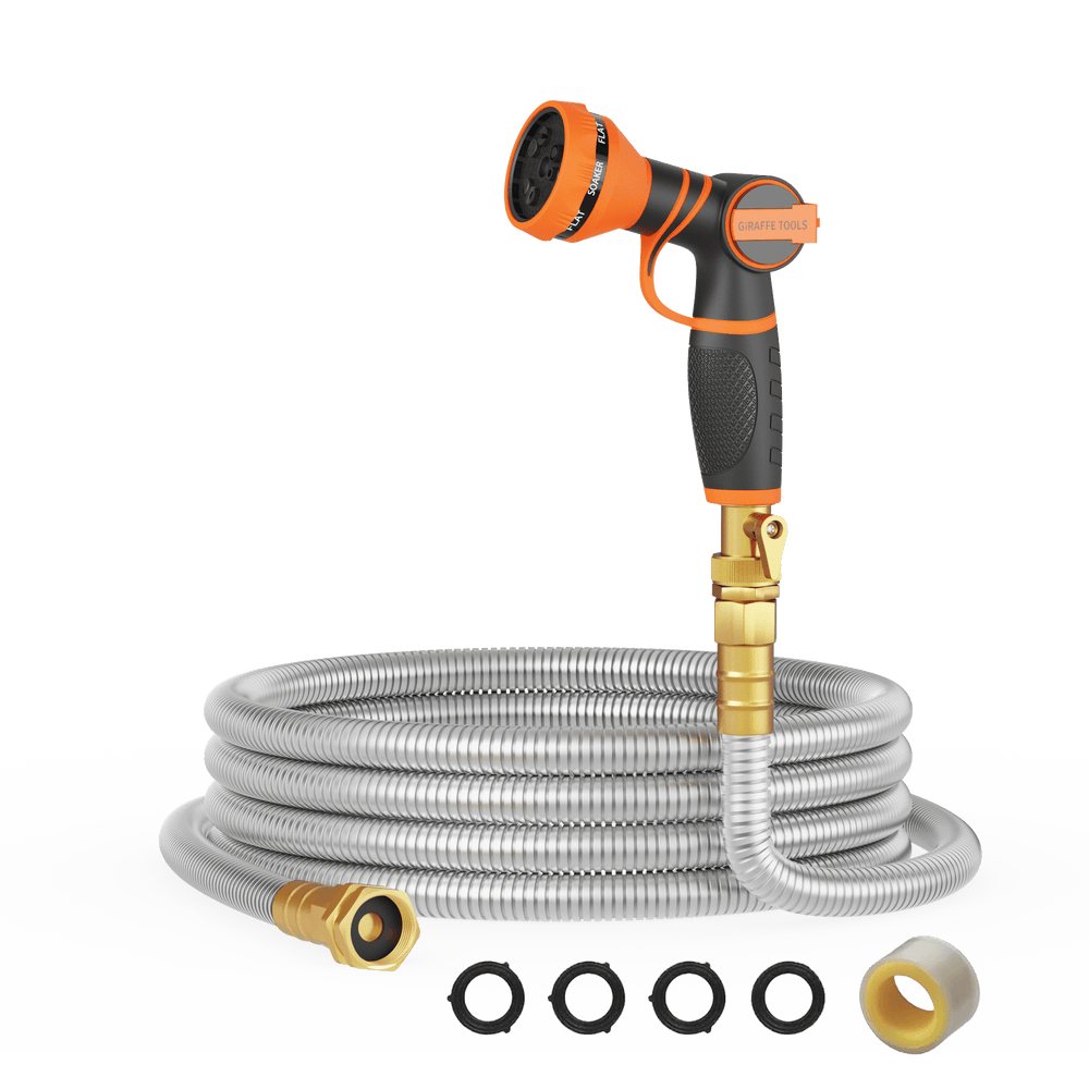 Giraffe Tools Stainless Steel Water Hose 5/8" - New