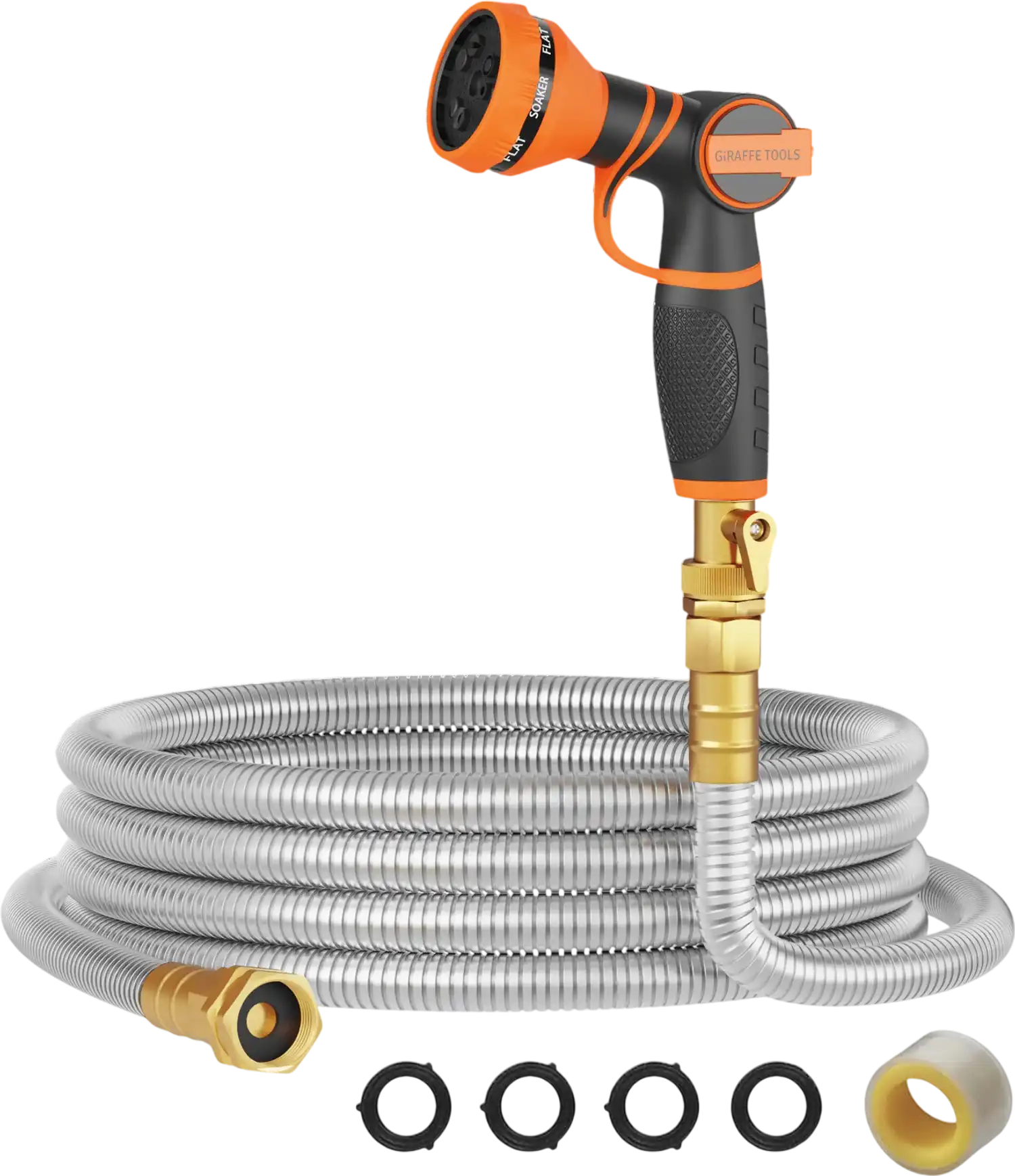 Giraffe Tools Stainless Steel Water Hose 5/8