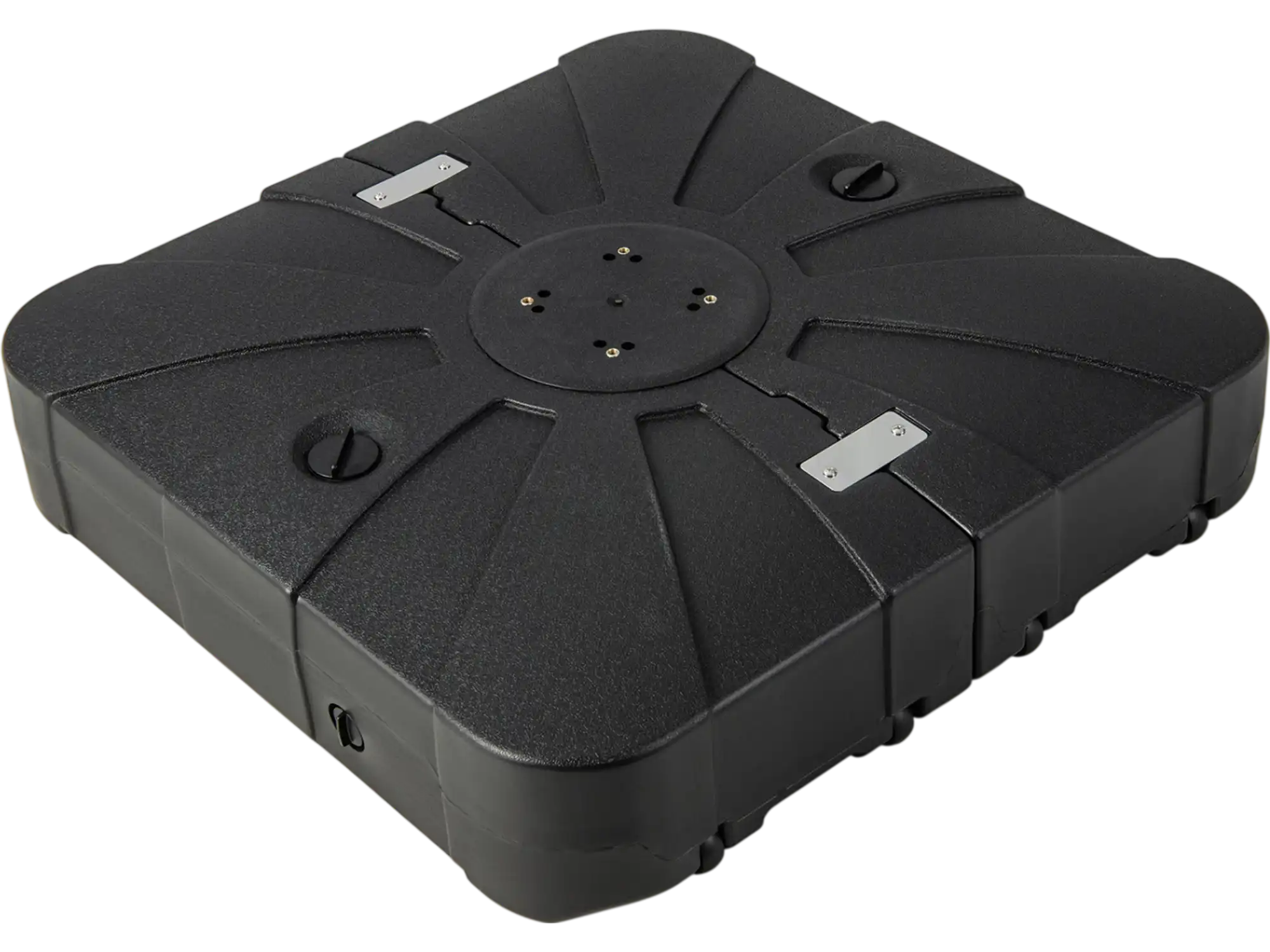Costway 260 lbs Offset Patio Umbrella Base w/ Wheels Sand Water Filled 89635417 New