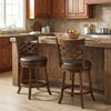 26 Inch Counter Height Bar Stools Set of 2 with Rubber Wood Frame-26 Inch - Gallery View 1 of 9
