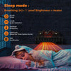 Child sleeping peacefully near the 26 Inch Electric Fireplace Heater, enjoying warmth and safety with CSA certification.