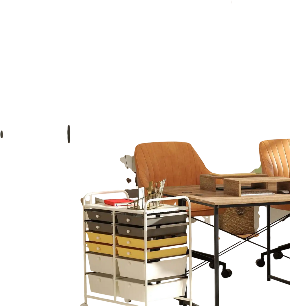 Ergo Comfort with Storage Suite: 6-in-1 Smart Office Bundle